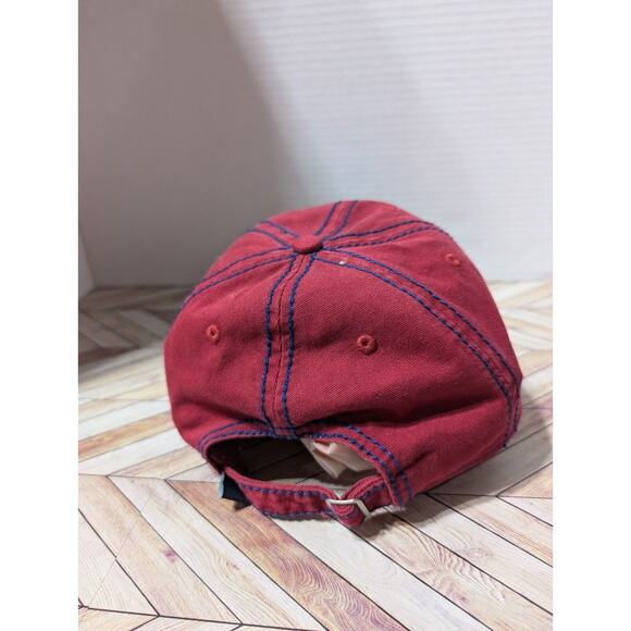 Tractor Supply Company Hat Adult Size Red Adjustable Strap Back Baseball Cap - Picture 4 of 9